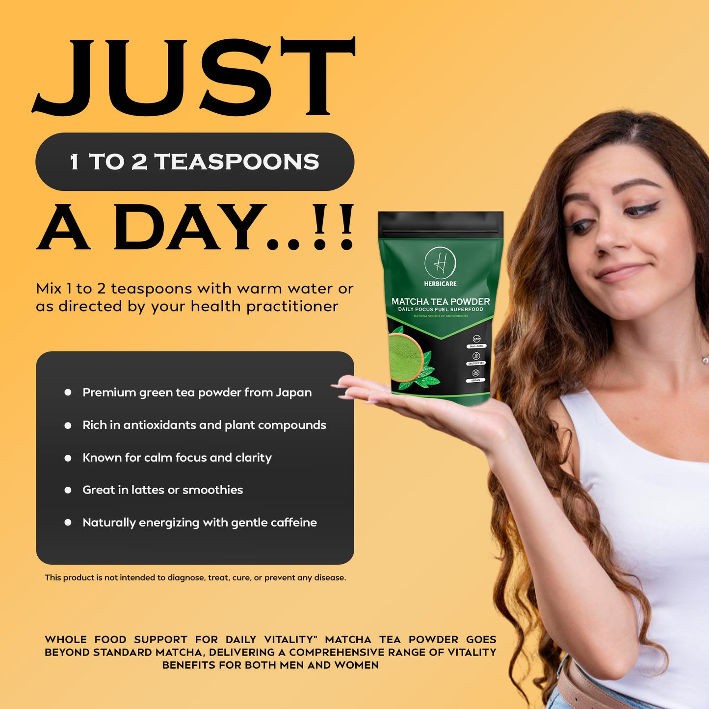 Matcha Powder 150 g – Food‑Grade Matcha for Smoothies, Lattes & Baking