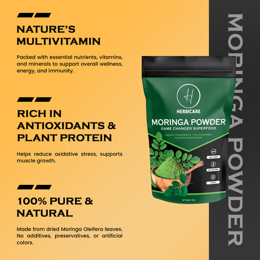 Moringa Leaf Powder 150 g – Organically Sourced, Food‑Grade Powder